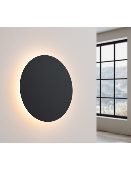 væglampe rund moderne design led