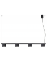 AURA Langbordspendel i aluminium B122 cm 4 x GX53 LED - Sort