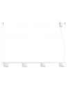 AURA Langbordspendel i aluminium B122 cm 4 x GX53 LED - Hvid