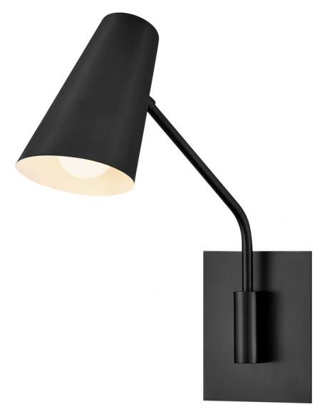 væglampe moderne design sort soveværelse sengelampe