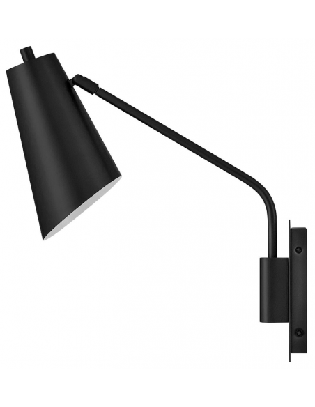 væglampe moderne design sort soveværelse sengelampe