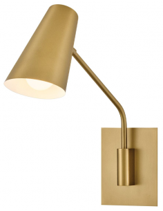 væglampe moderne design messing soveværelse sengelampe