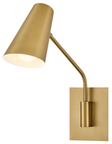 væglampe moderne design messing soveværelse sengelampe