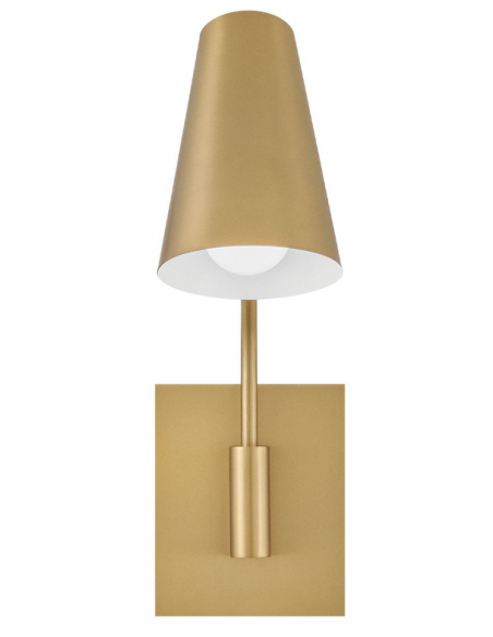 væglampe moderne design messing soveværelse sengelampe
