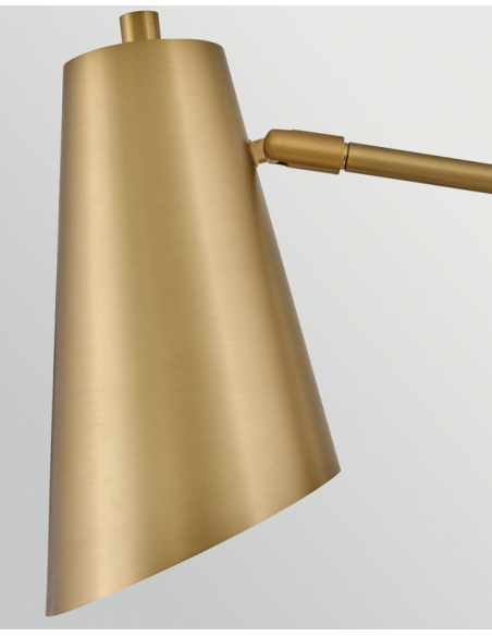 væglampe moderne design messing soveværelse sengelampe