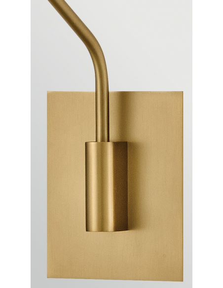 væglampe moderne design messing soveværelse sengelampe