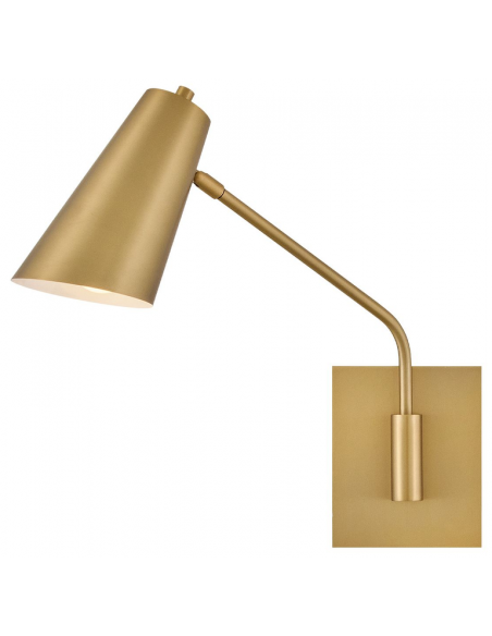 væglampe moderne design messing soveværelse sengelampe
