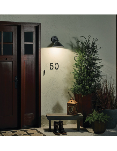 væglampe udendørslamper gammel stil klassisk udendørs lamper led sort