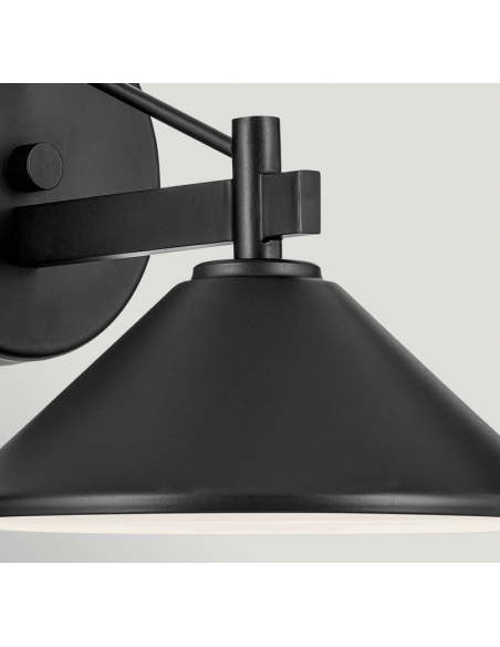 væglampe udendørslamper gammel stil klassisk udendørs lamper led sort