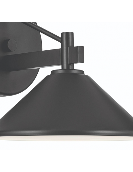 væglampe udendørslamper gammel stil klassisk udendørs lamper led sort