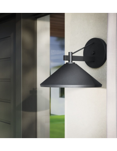 væglampe udendørslamper gammel stil klassisk udendørs lamper led sort 2