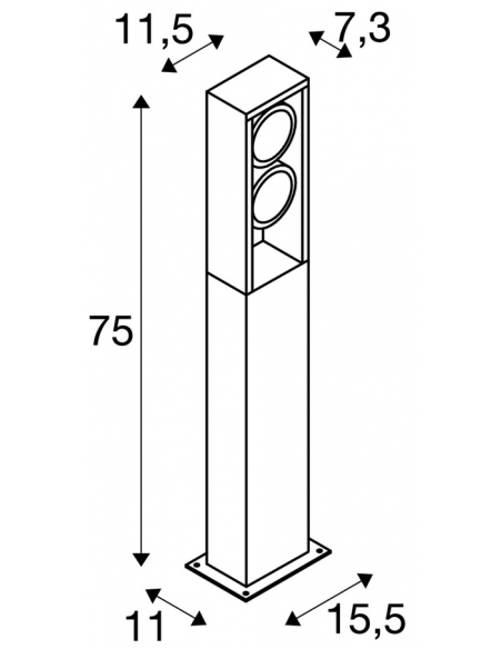 Bedlampe led udendørslamper havelamper indkørsel