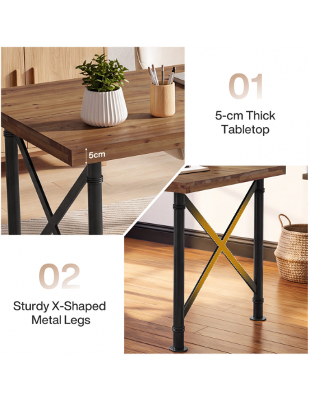 spisebord indretning billigt træ industrielt rustikt nordisk design