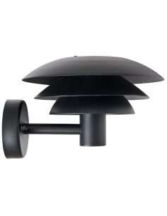 udendørslampe moderne nordisk design led sort væglampe udendørs havelampe væg
