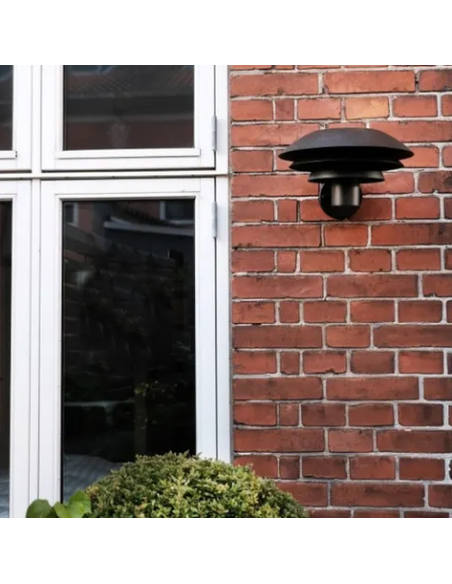 udendørslampe moderne nordisk design led sort væglampe udendørs havelampe væg
