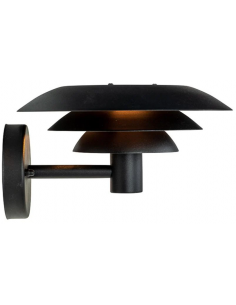 udendørslampe moderne nordisk design led sort væglampe udendørs havelampe væg