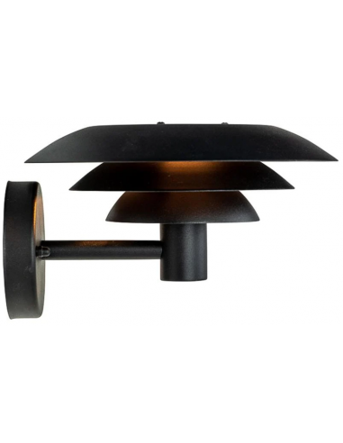 udendørslampe moderne nordisk design led sort væglampe udendørs havelampe væg