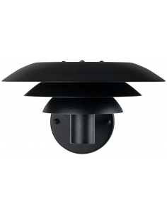 udendørslampe moderne nordisk design led sort væglampe udendørs havelampe væg 2