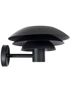 udendørslampe moderne nordisk design led sort væglampe udendørs havelampe væg