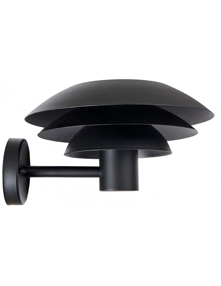 udendørslampe moderne nordisk design led sort væglampe udendørs havelampe væg