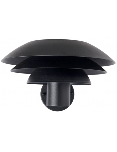 udendørslampe moderne nordisk design led sort væglampe udendørs havelampe væg 2