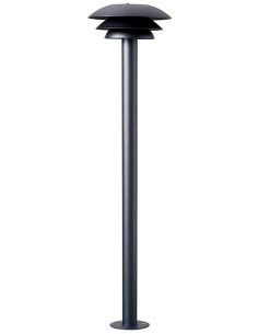 udendørslampe moderne nordisk design led sort bedlampe udendørs havelampe indkørsel