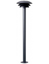 DL20 Udendørs bedlampe i stål H80 cm 1 x G9 LED - Sort