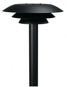 udendørslampe moderne nordisk design led sort bedlampe udendørs havelampe indkørsel 2