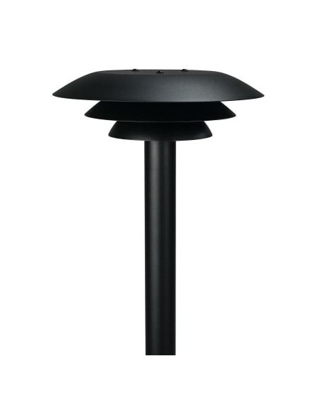 udendørslampe moderne nordisk design led sort bedlampe udendørs havelampe indkørsel