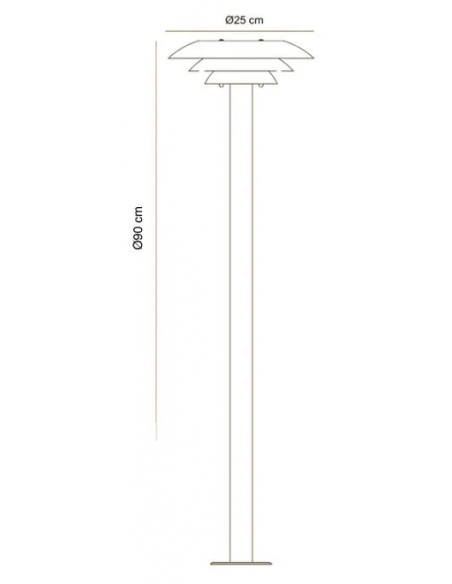 udendørslampe moderne nordisk design led sort bedlampe udendørs havelampe indkørsel