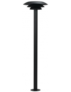 udendørslampe moderne nordisk design led sort bedlampe udendørs havelampe indkørsel