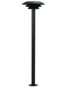 DL25 Udendørs bedlampe i stål H90 cm 1 x G9 LED - Sort