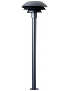 udendørslampe moderne nordisk design led sort bedlampe udendørs havelampe indkørsel