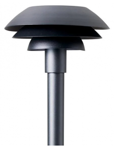 udendørslampe moderne nordisk design led sort bedlampe udendørs havelampe indkørsel 2