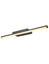 GLENOS Badeværelselampe i aluminium og polycarbonat B61,5 cm 12W LED - Sort