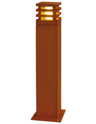 Bedlampe e27 udendørslamper havelamper indkørsel corten rust rustbrun brun stål
