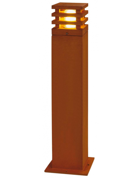 Bedlampe e27 udendørslamper havelamper indkørsel corten rust rustbrun brun stål