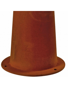 Bedlampe e27 udendørslamper havelamper indkørsel corten rust rustbrun brun stål 2