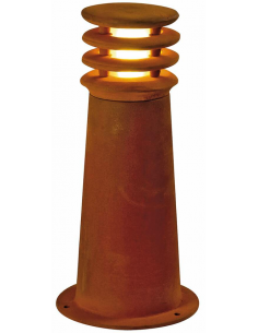 Bedlampe e27 udendørslamper havelamper indkørsel corten rust rustbrun brun stål