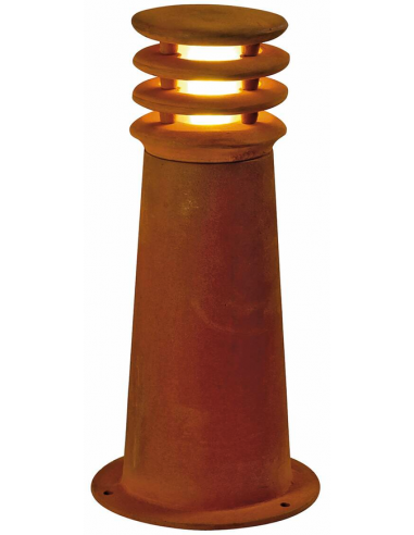 Bedlampe e27 udendørslamper havelamper indkørsel corten rust rustbrun brun stål