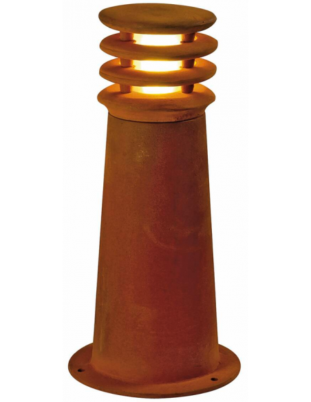Bedlampe e27 udendørslamper havelamper indkørsel corten rust rustbrun brun stål