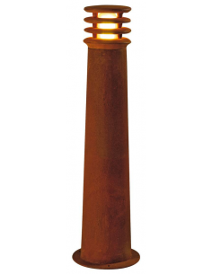 Bedlampe e27 udendørslamper havelamper indkørsel corten rust rustbrun brun stål