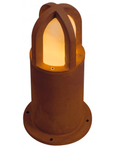 Bedlampe udendørslamper havelamper indkørsel corten rust rustbrun brun stål 2