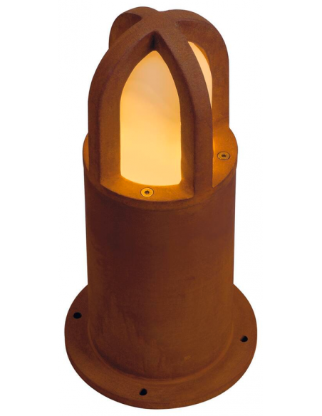 Bedlampe udendørslamper havelamper indkørsel corten rust rustbrun brun stål