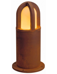 Bedlampe udendørslamper havelamper indkørsel corten rust rustbrun brun stål