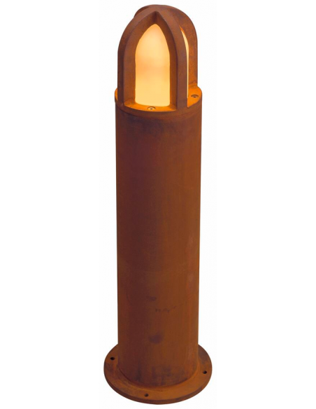 Bedlampe udendørslamper havelamper indkørsel corten rust rustbrun brun stål