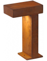 RUSTY PATHLIGHT Udendørs bedlampe i stål H40 cm 1 x GX53 - Rust