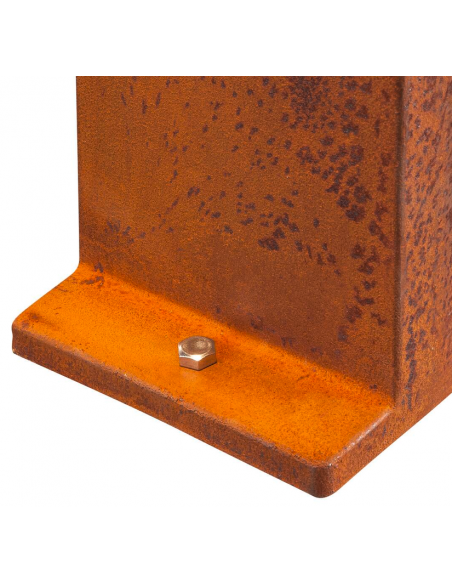 Bedlampe udendørslamper havelamper indkørsel corten rust rustbrun brun stål
