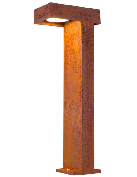 Bedlampe udendørslamper havelamper indkørsel corten rust rustbrun brun stål