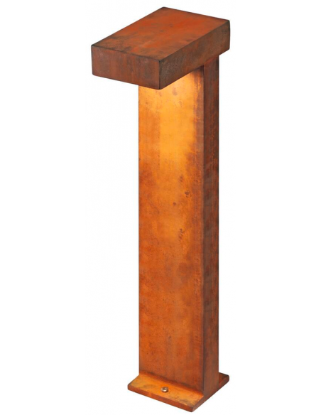 Bedlampe udendørslamper havelamper indkørsel corten rust rustbrun brun stål